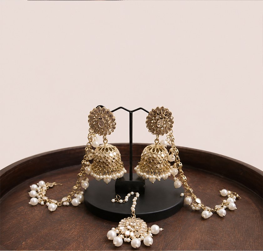 Tikka Earing Set